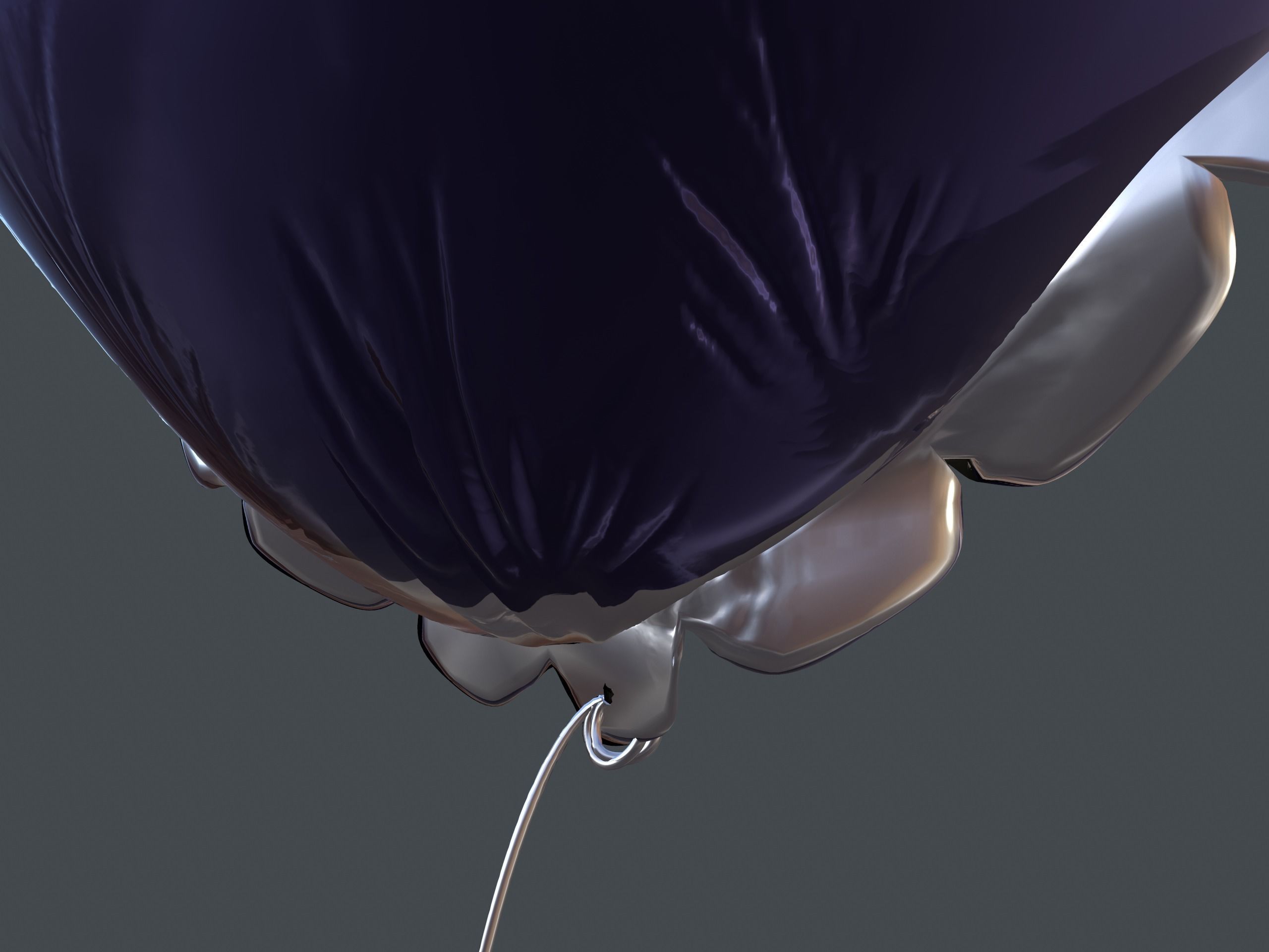 Heart Balloons Pack1 Low-poly 3D model_20