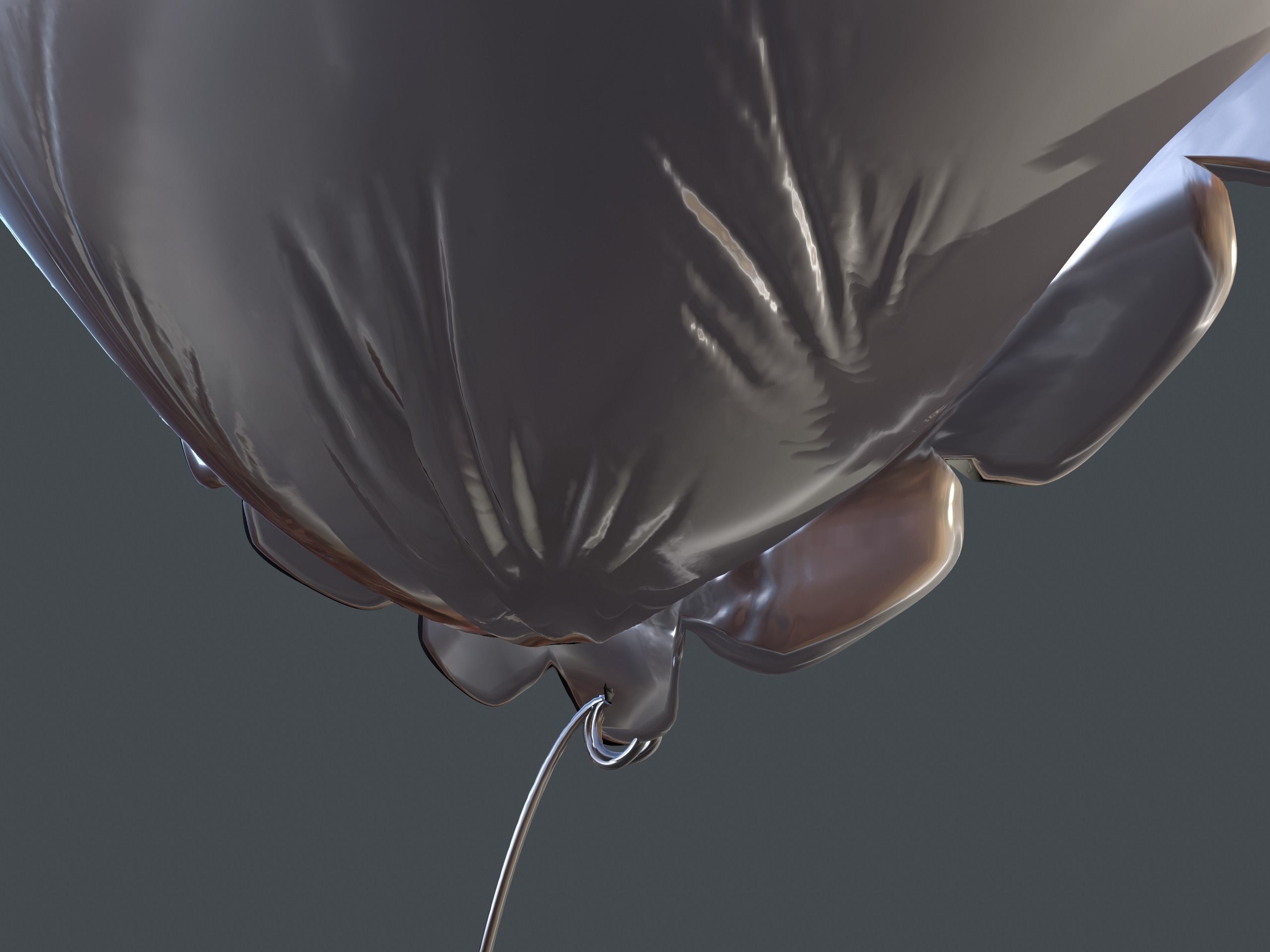 Heart Balloons Pack1 Low-poly 3D model_32