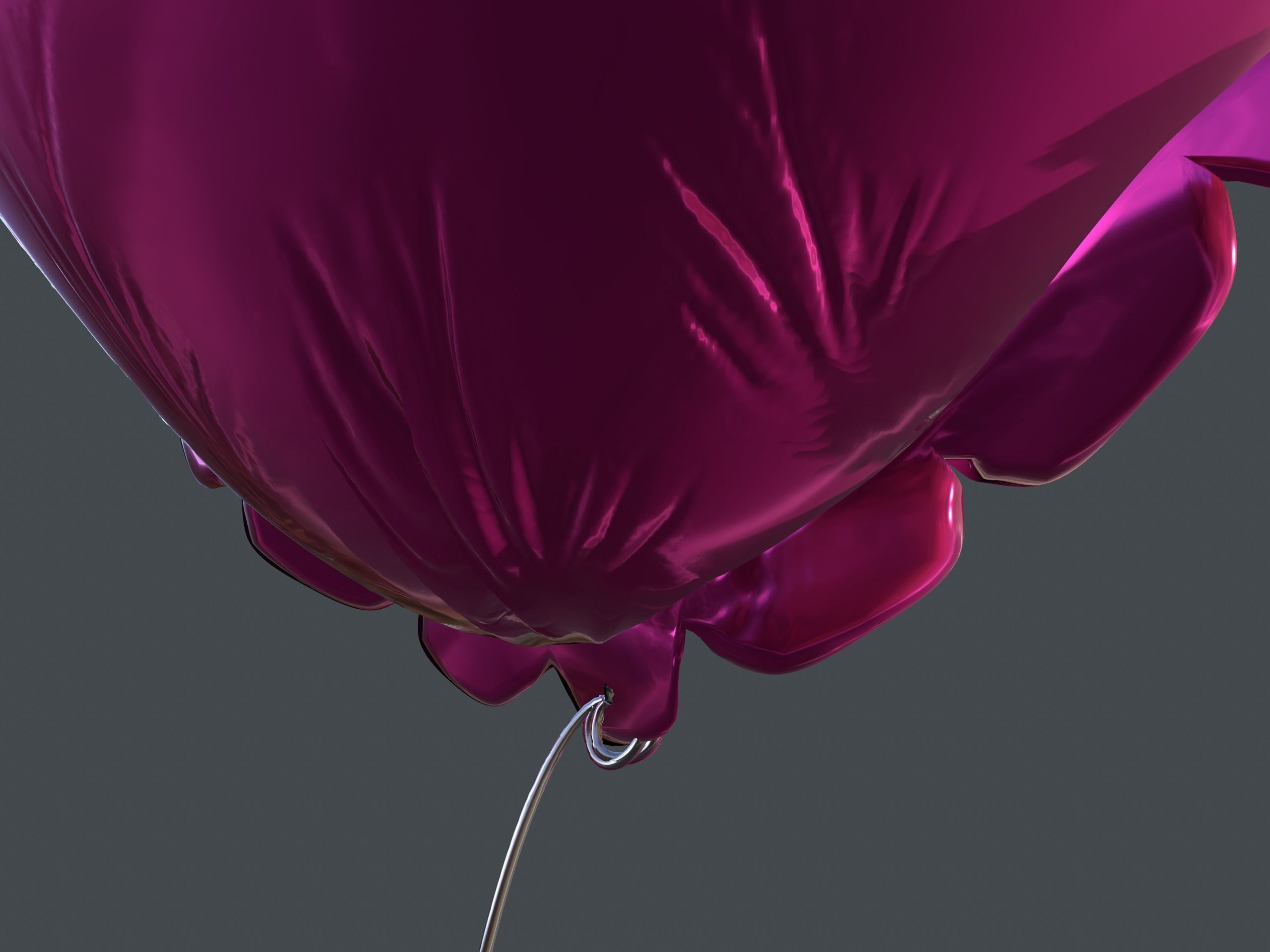 Heart Balloons Pack1 Low-poly 3D model_16