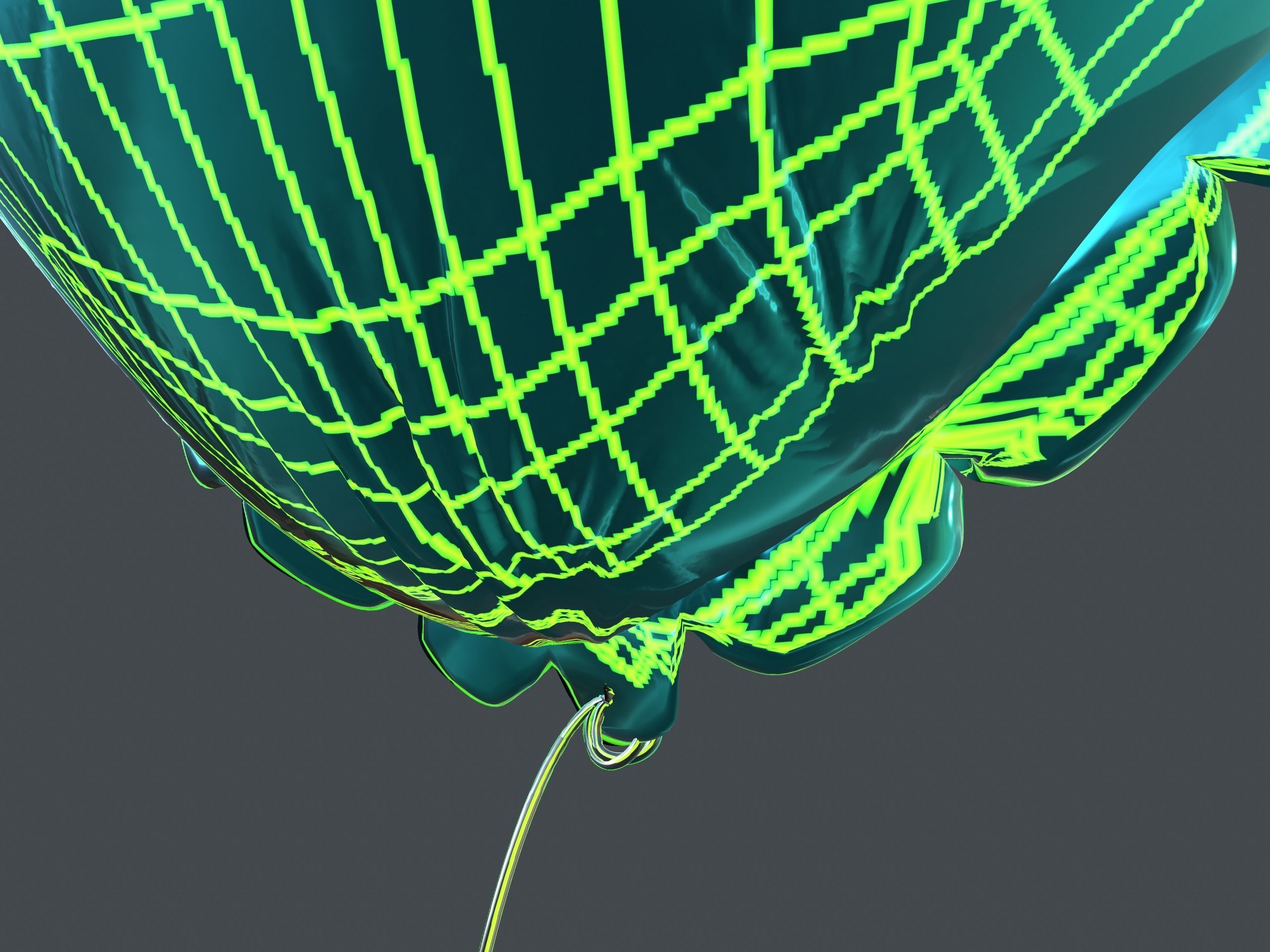 Heart Balloons Pack1 Low-poly 3D model_40