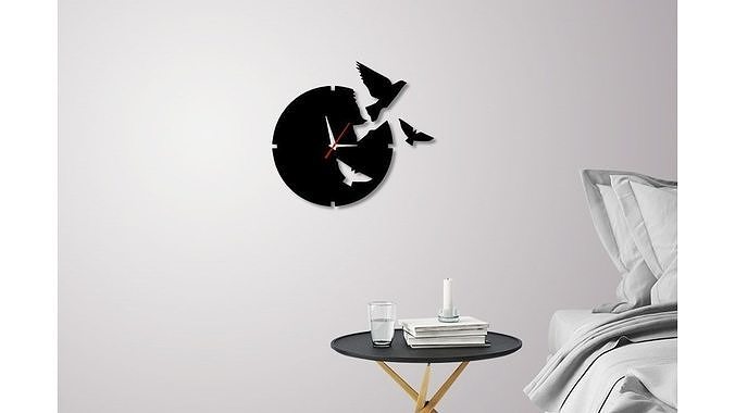 Decorative Wall Clock C1 3D print model