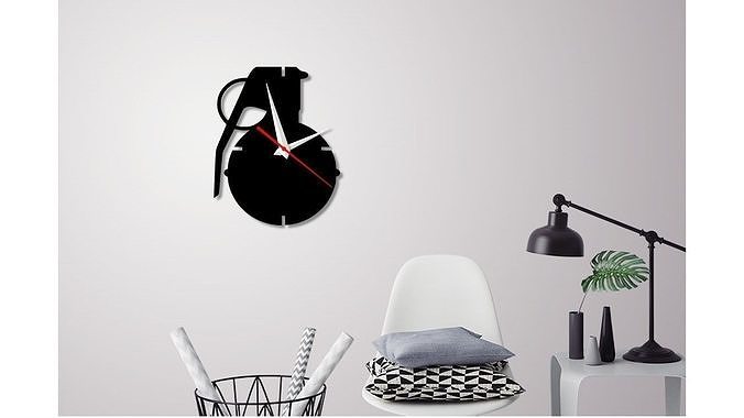 Decorative Wall Clock C2 3D print model