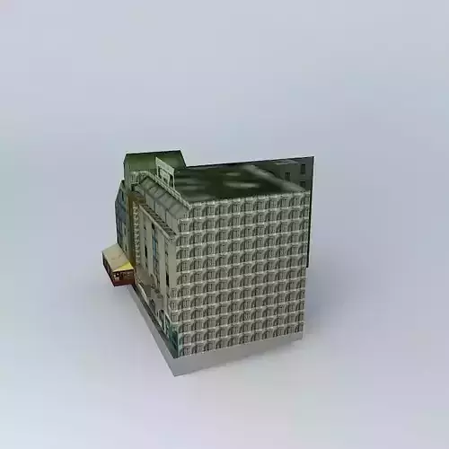 Berck Plage  Neptune Hotel Free 3D model