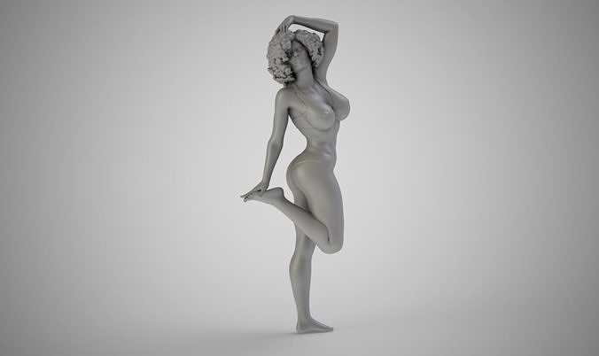 Beach Girl 3D print model