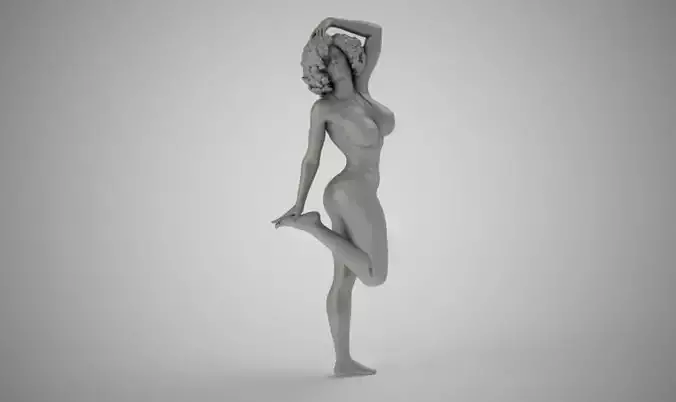 Beach Girl 3D print model