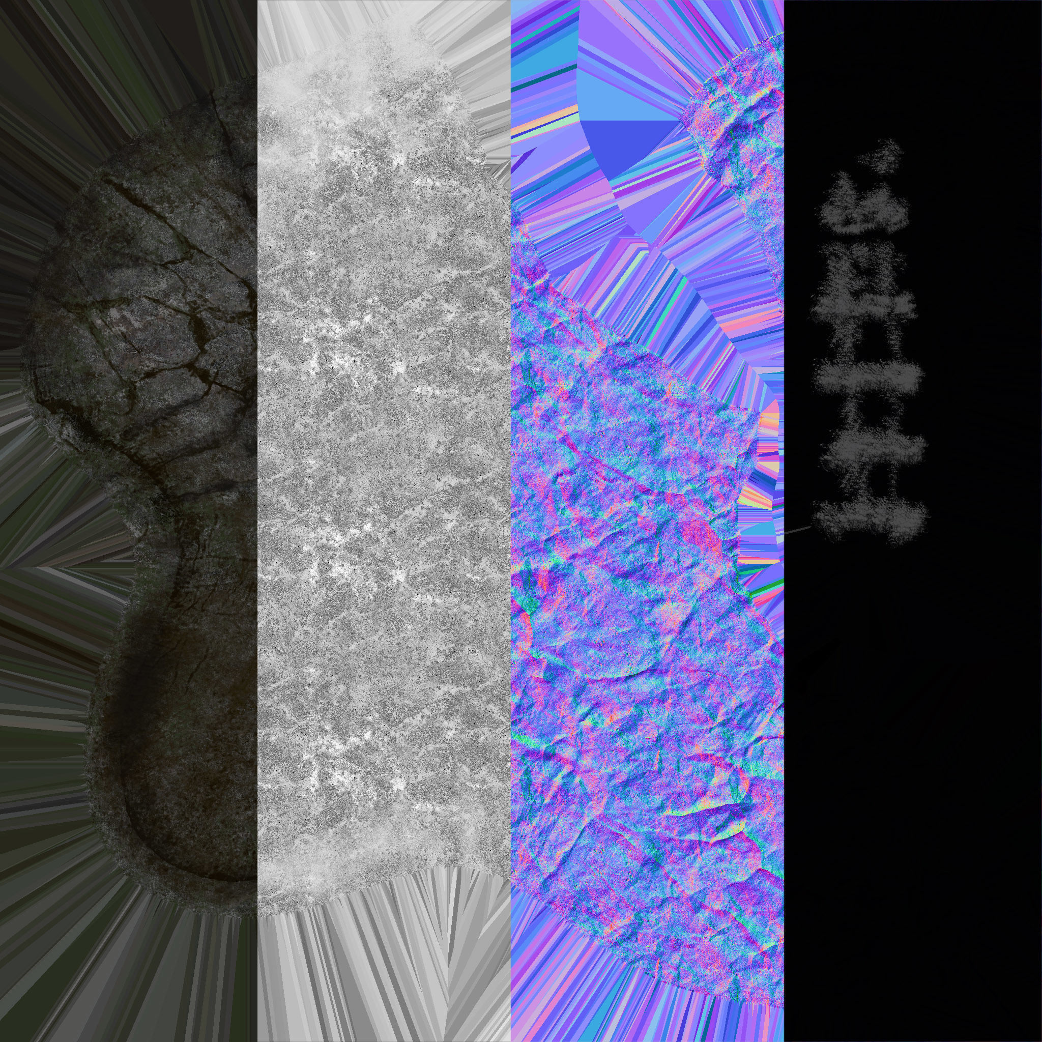 Old Mine Low-poly 3D model_7