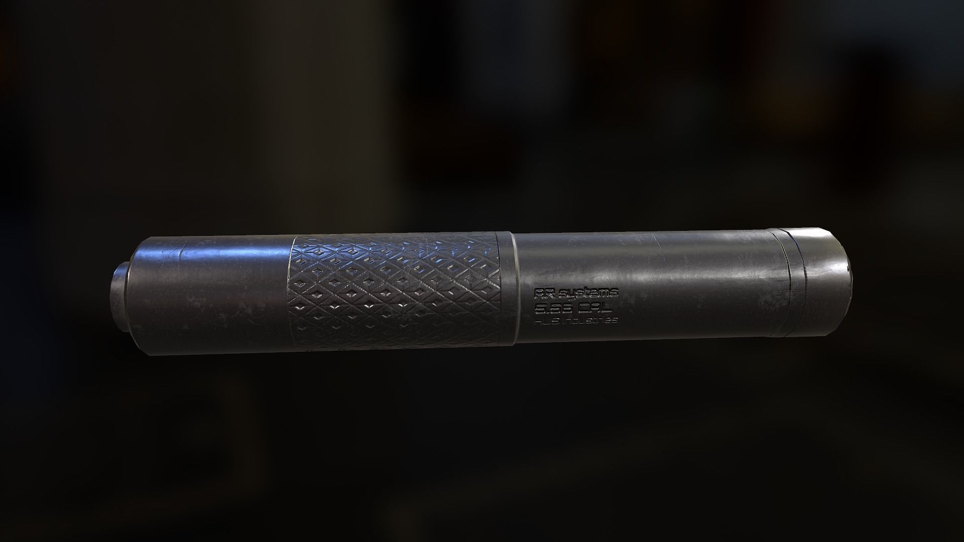 Weapon mods pack Low-poly 3D model_29