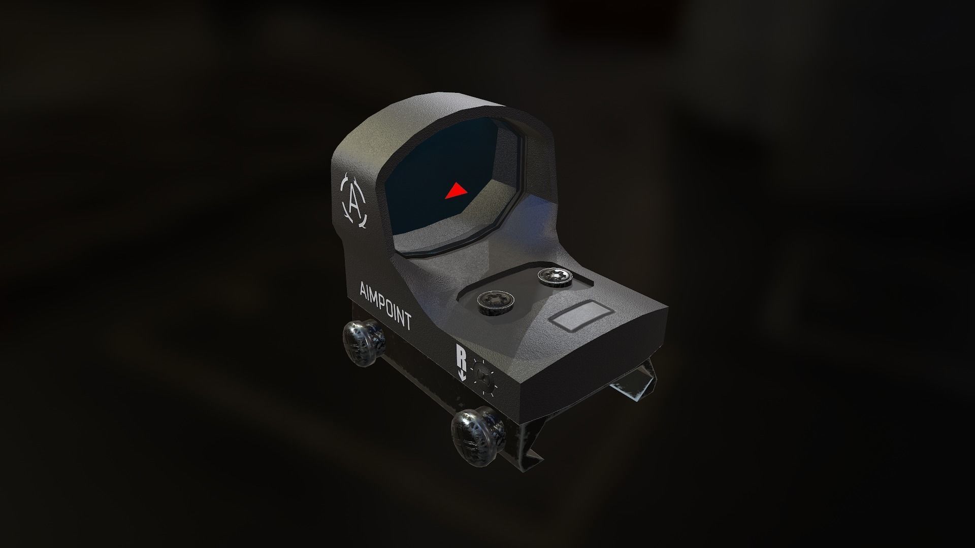 Weapon mods pack Low-poly 3D model_21