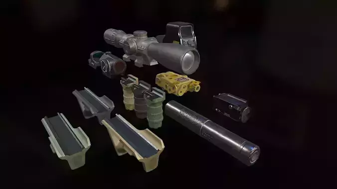 Weapon mods pack