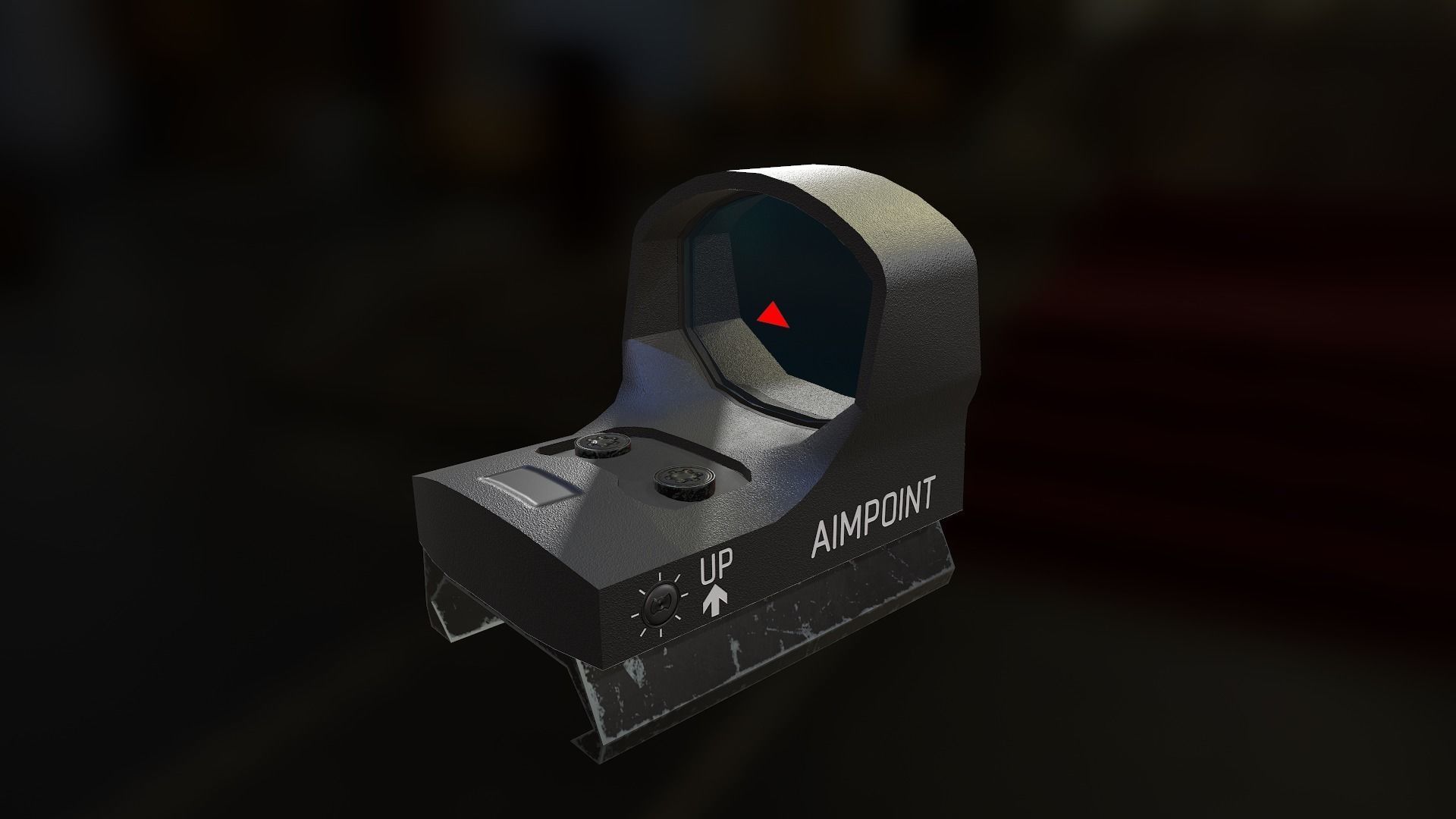 Weapon mods pack Low-poly 3D model_22