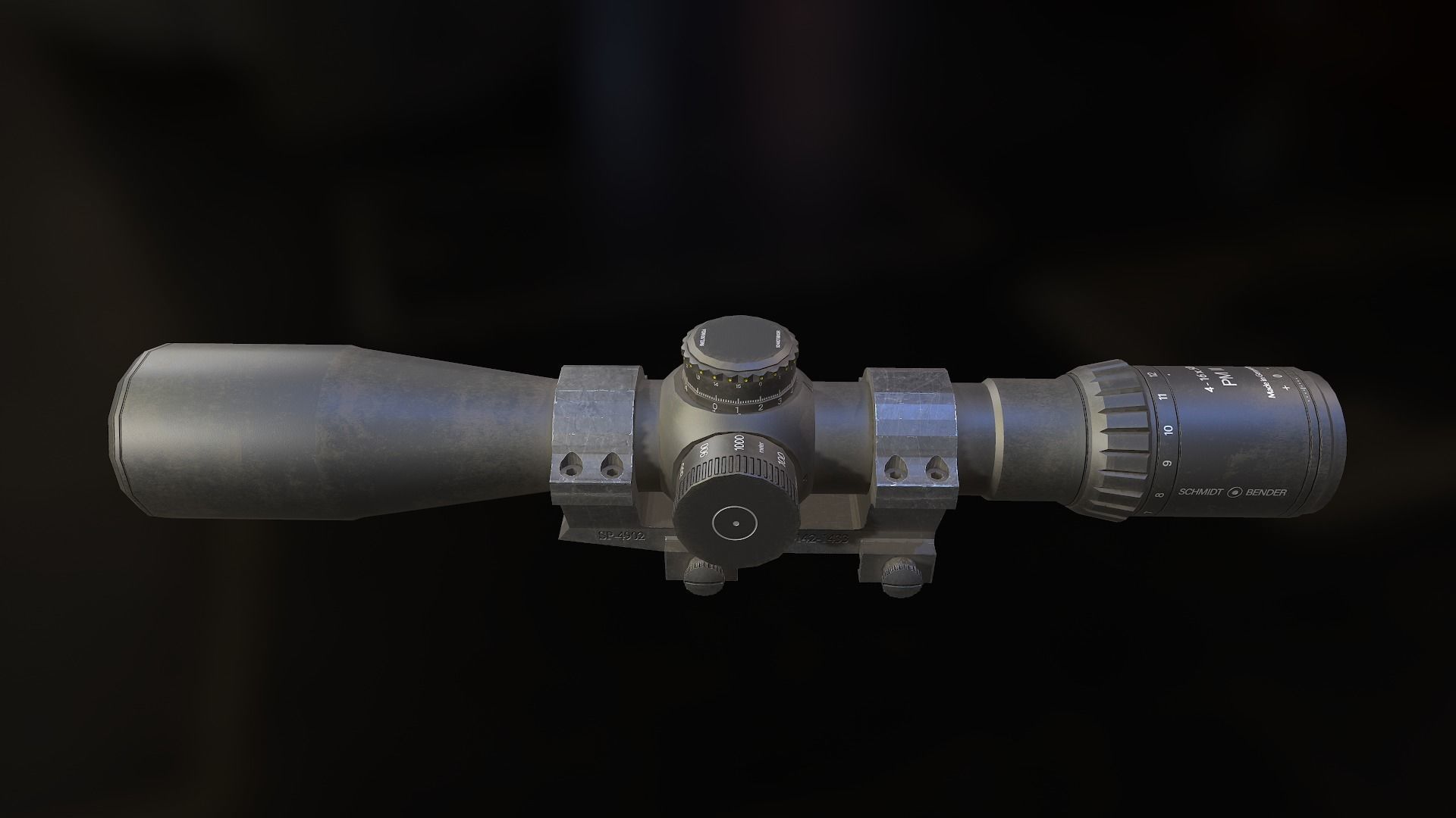 Weapon mods pack Low-poly 3D model_27