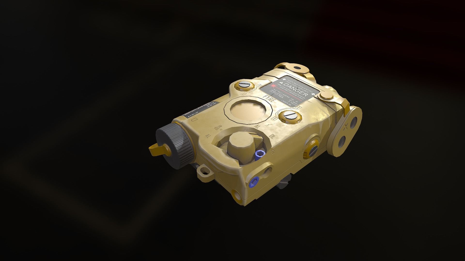 Weapon mods pack Low-poly 3D model_8