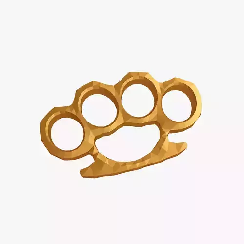 Brass knuckles 3D print model