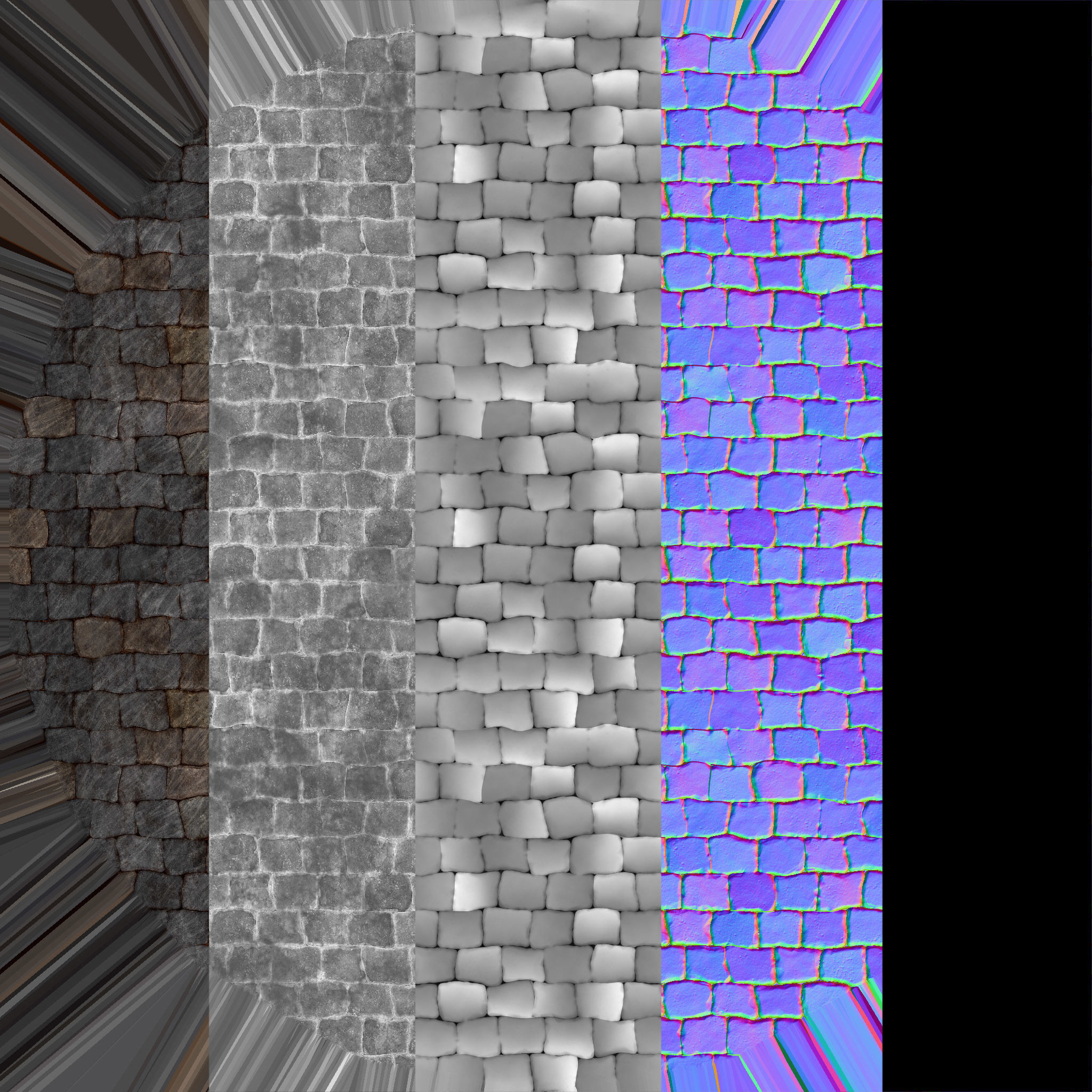 Fire gydrant Low-poly 3D model_6