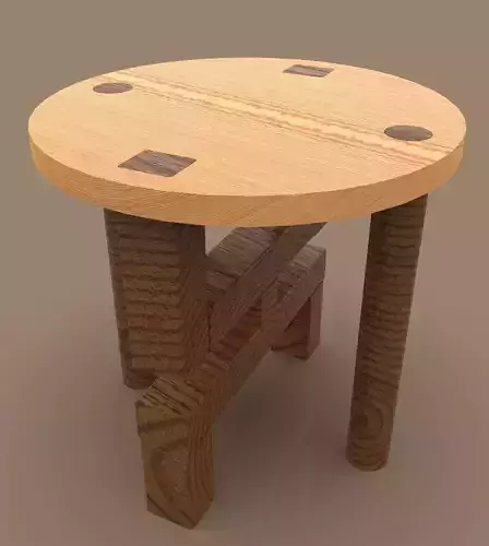 The  I - H  - Wood Stool