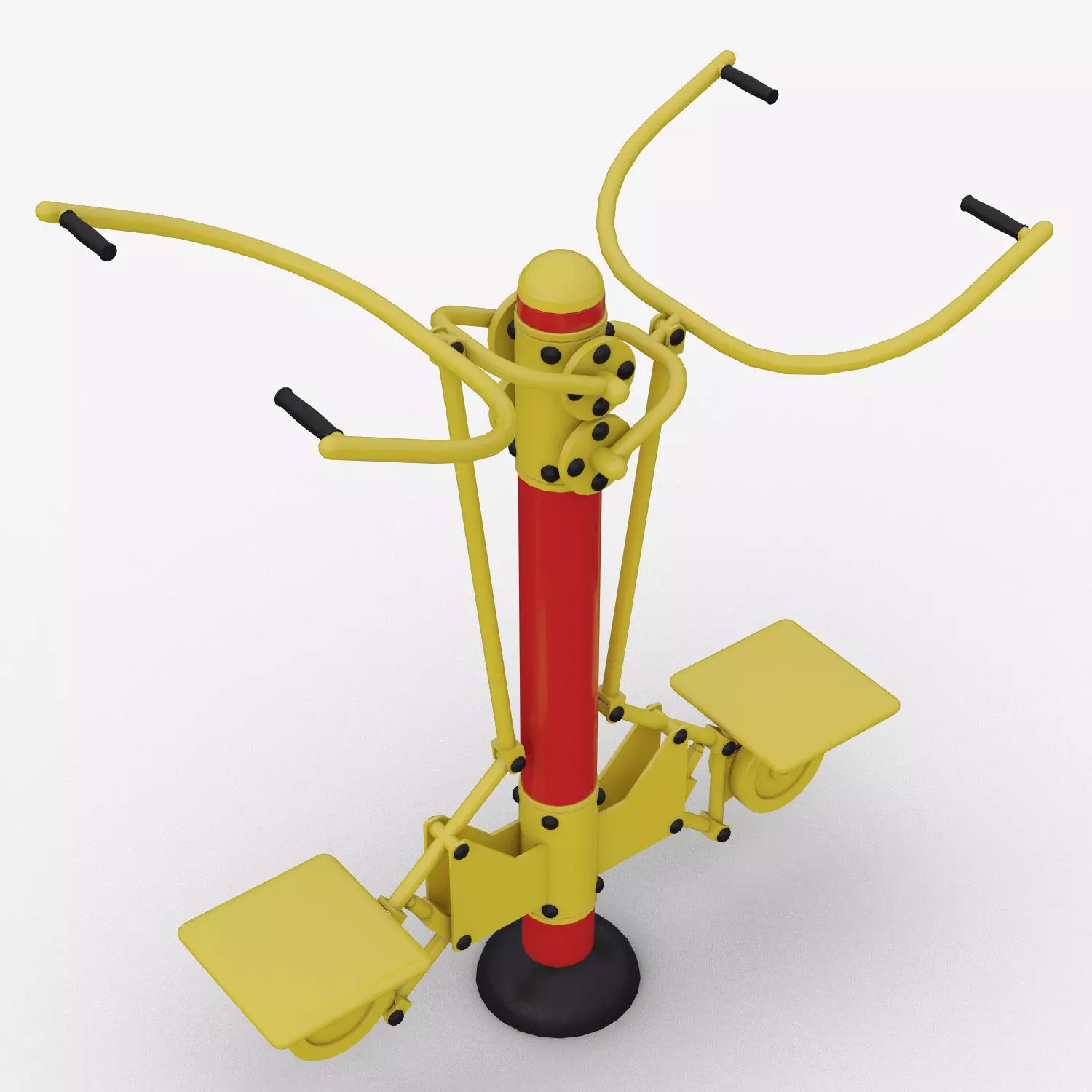 Outdoor fitness Exercise Gym For Lat Pull-Down 3D model