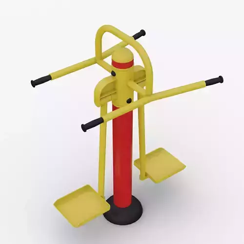 Outdoor fitness Equipment Exercise double wave plate