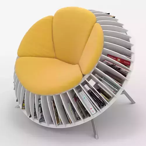 Sunflower Chair 3D model