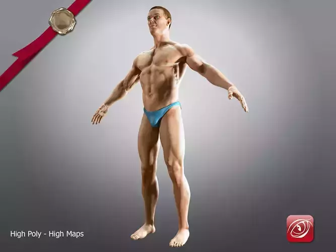 Sport Man A 3D model