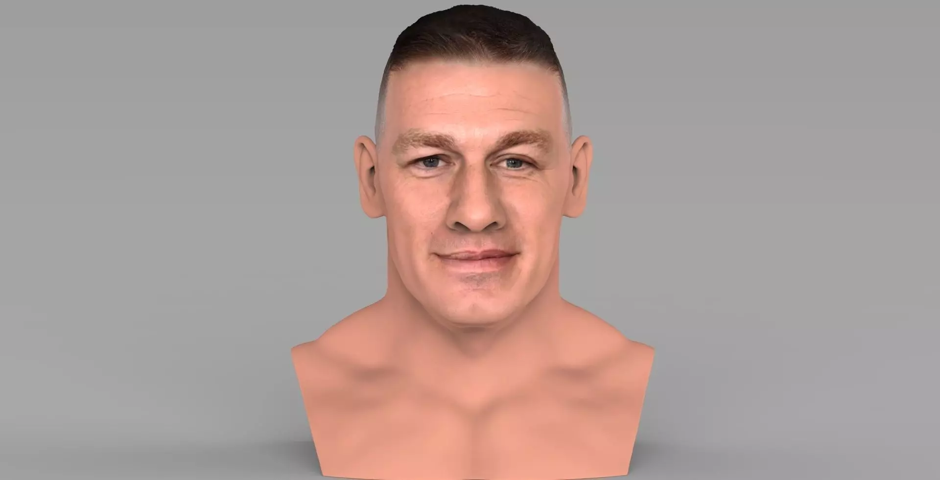 John Cena bust ready for full color 3D printing 3D print model_0