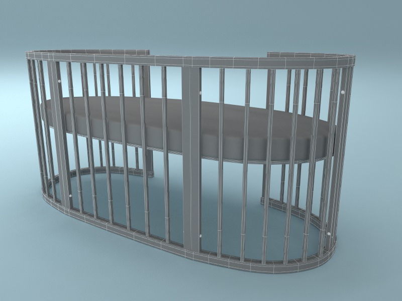 Stokke Child Bed 3D model_4