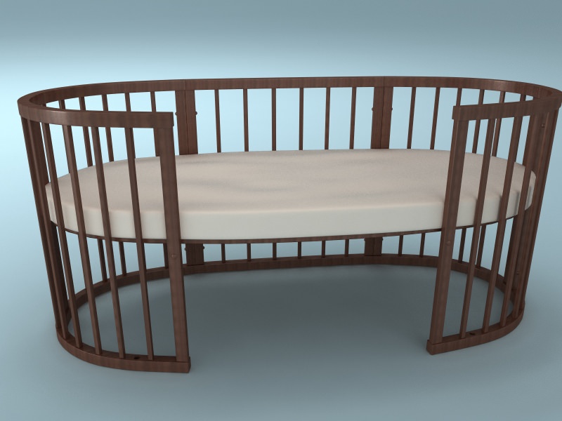Stokke Child Bed 3D model_1