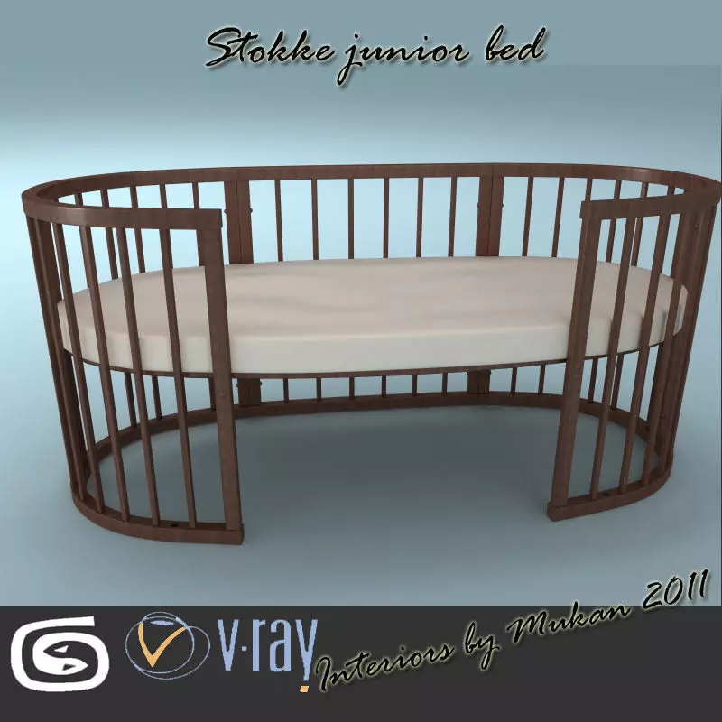 Stokke Child Bed 3D model_0