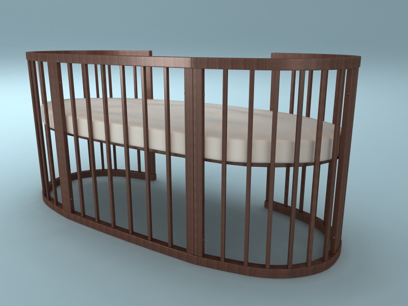 Stokke Child Bed 3D model_3