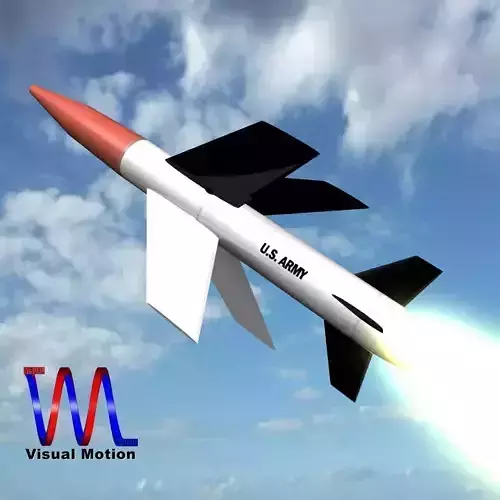 MGM-18A Lacrosse Missile 3D model