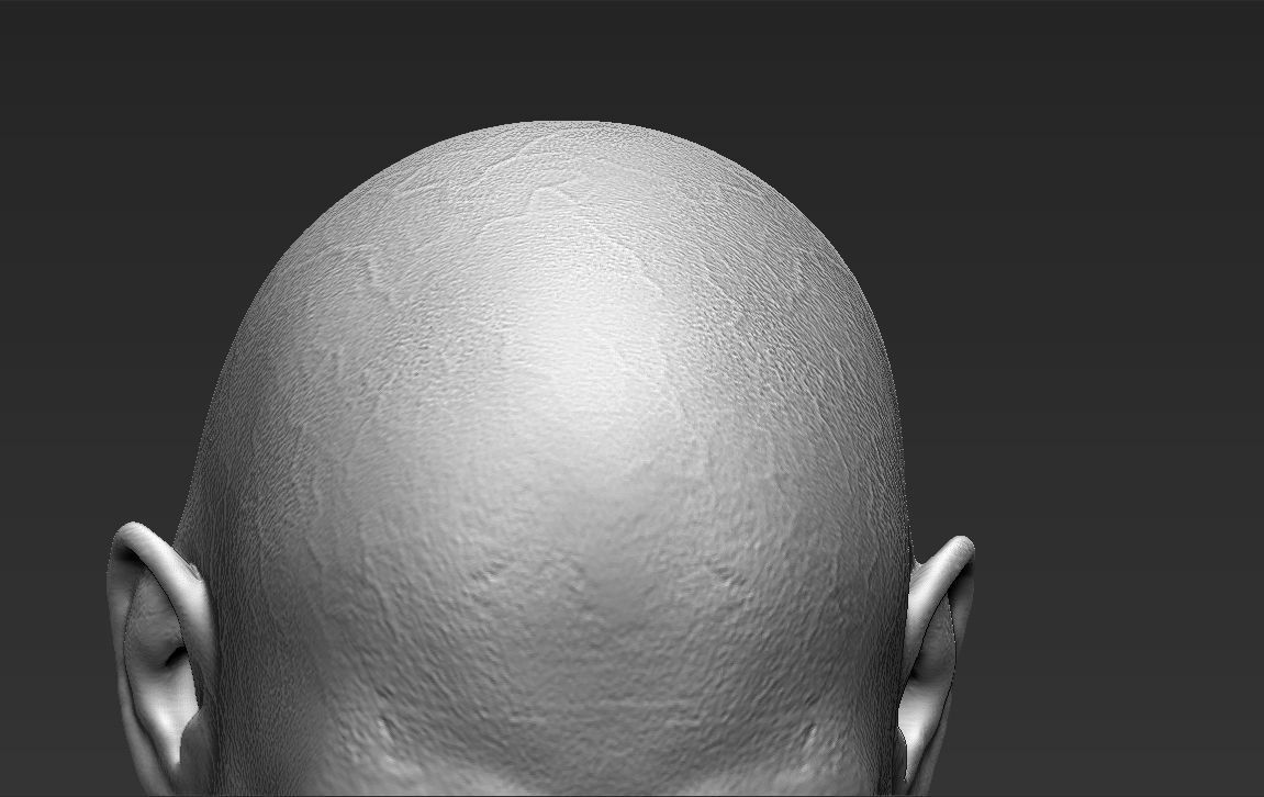 Lord Voldemort bust 3D printing ready stl obj formats 3D print model_18