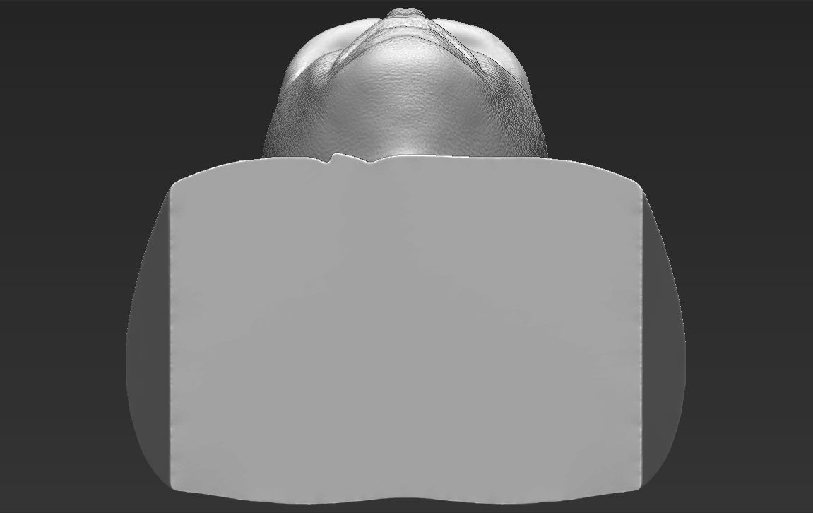 Lord Voldemort bust 3D printing ready stl obj formats 3D print model_28