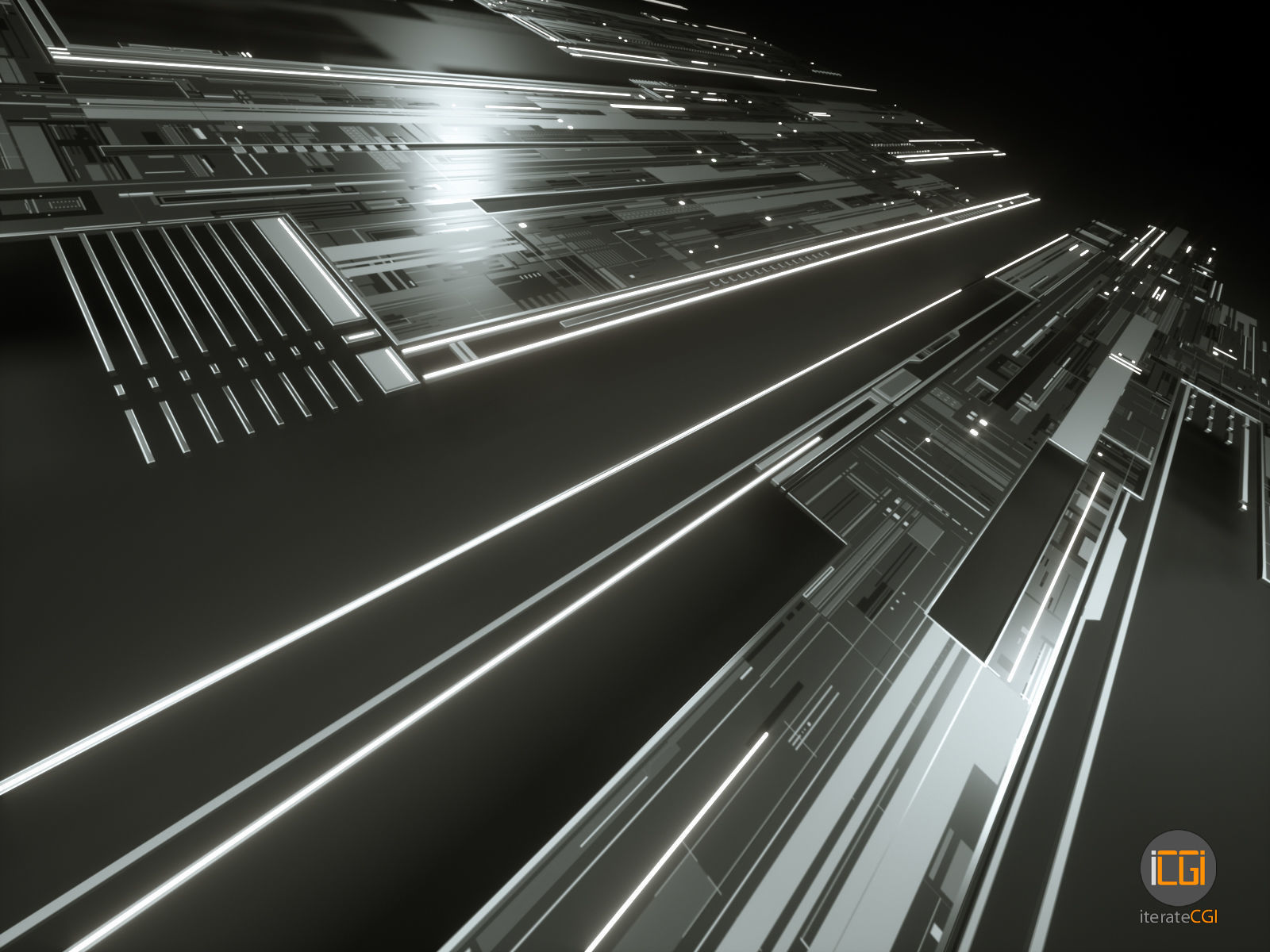 Tech Greebles set 1 3D model_12