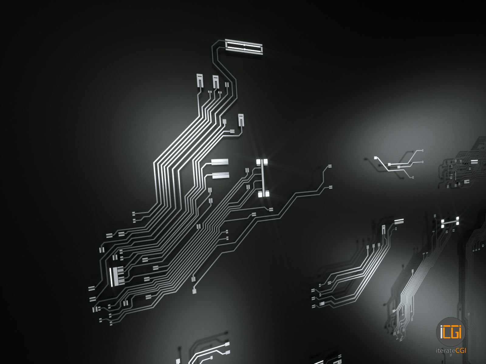 Tech Greebles set 1 3D model_17