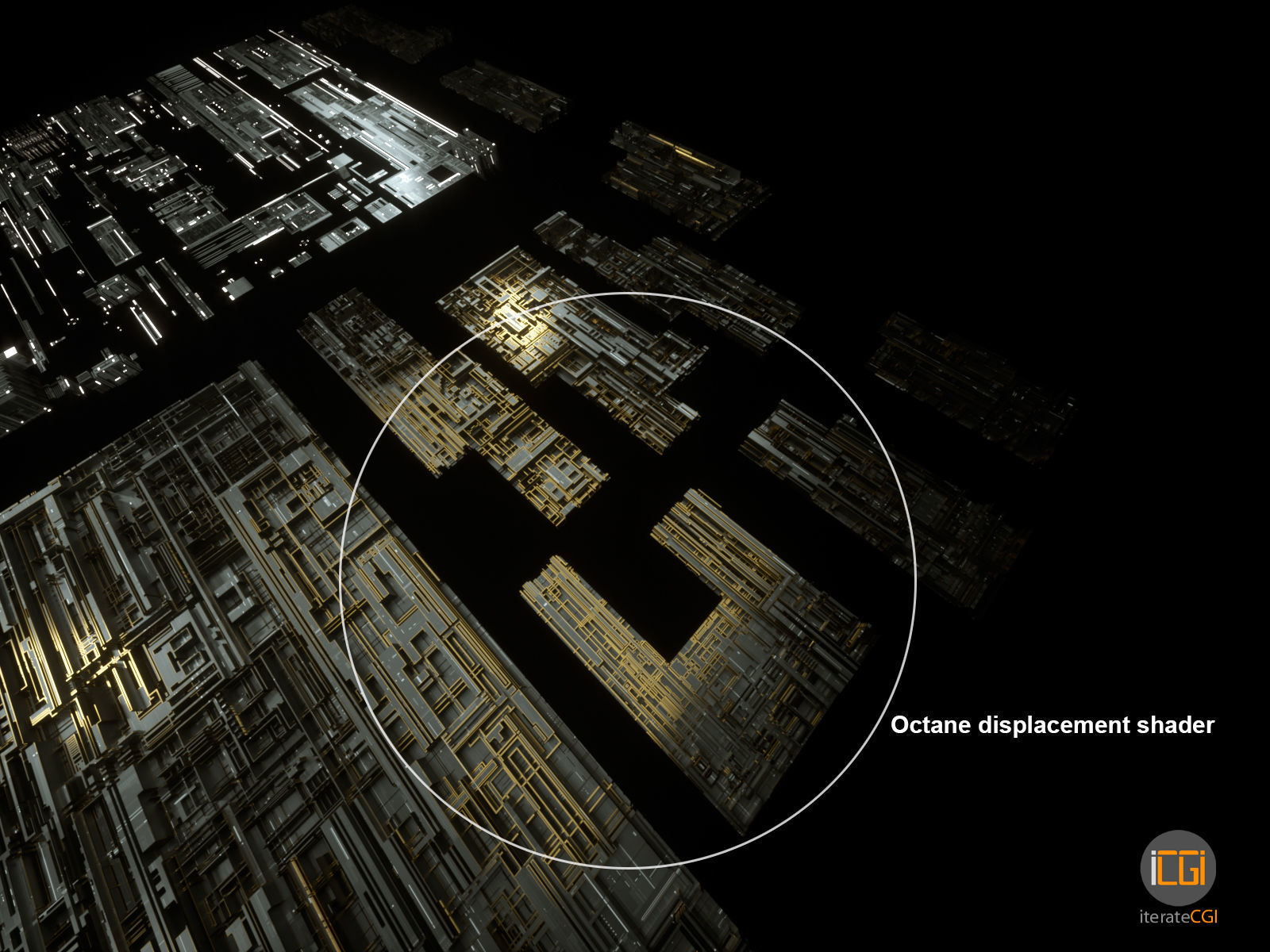Tech Greebles set 1 3D model_10
