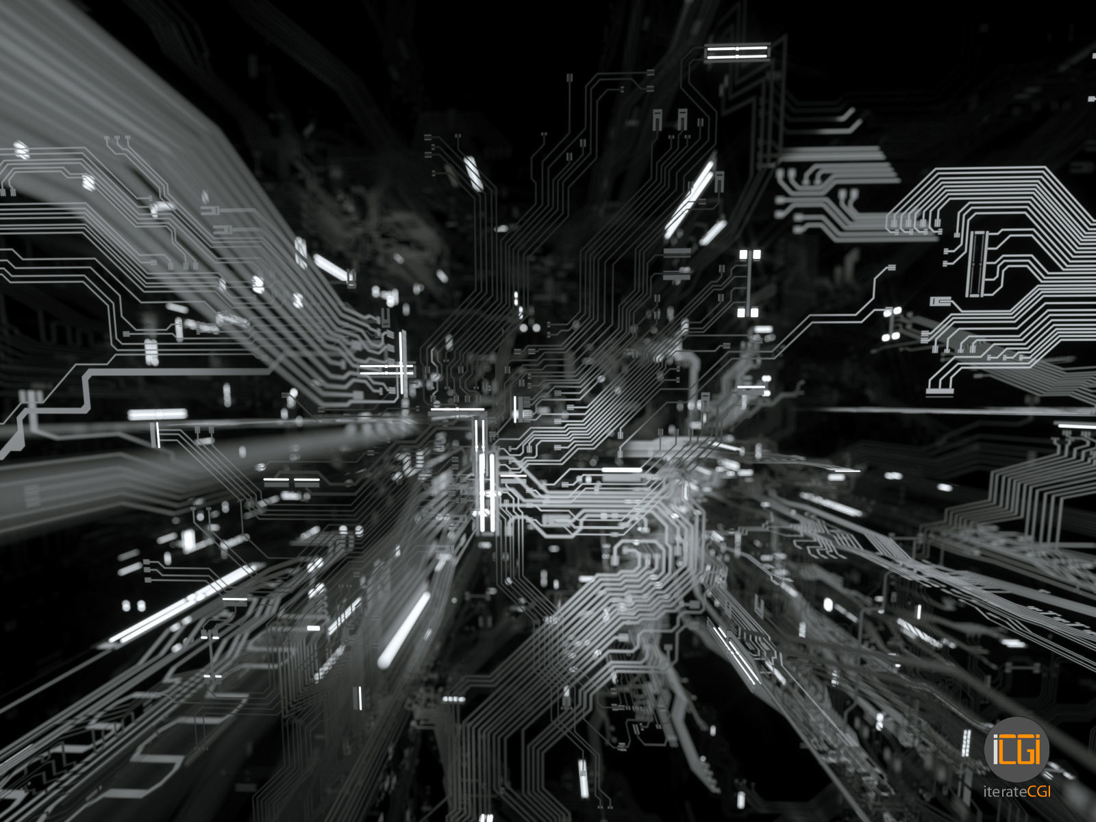 Tech Greebles set 1 3D model_22