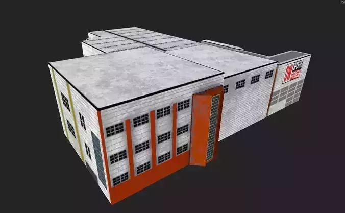 Megamarket industrial building