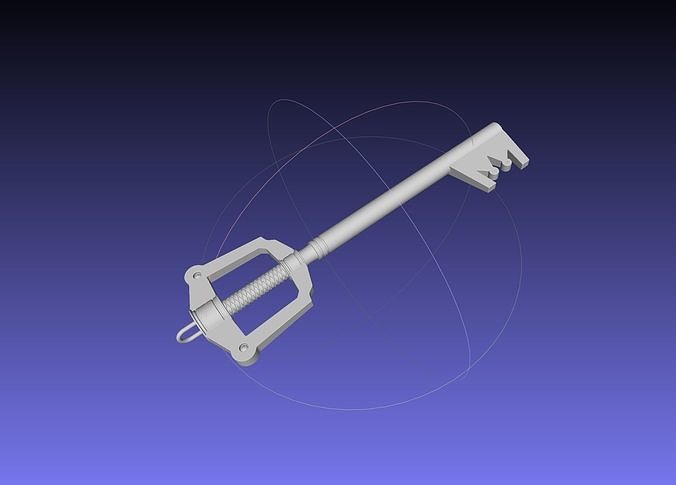 Kingdom Hearts Keyblade Printable Assembly Model 3D print model