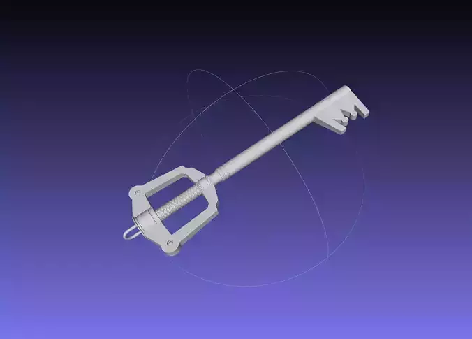 Kingdom Hearts Keyblade Printable Assembly Model
