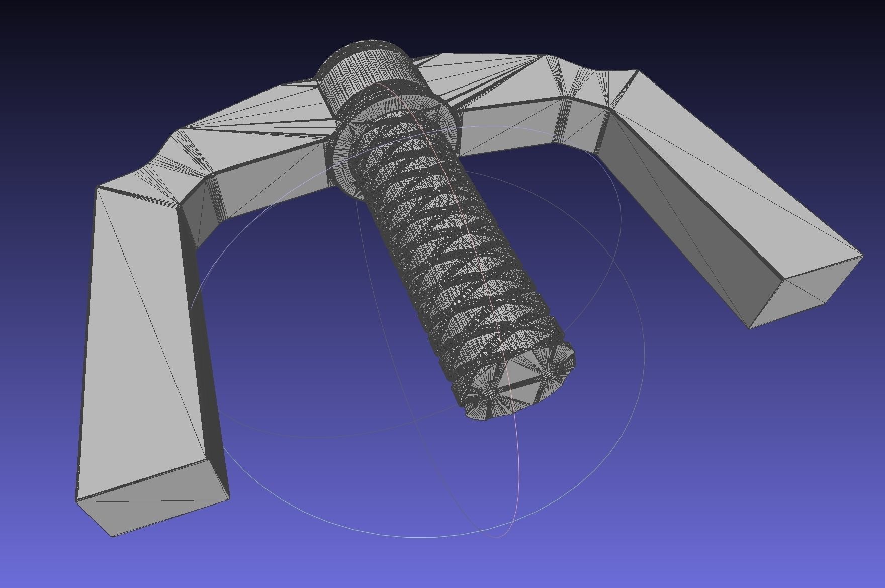 Kingdom Hearts Keyblade Printable Assembly Model 3D print model_17