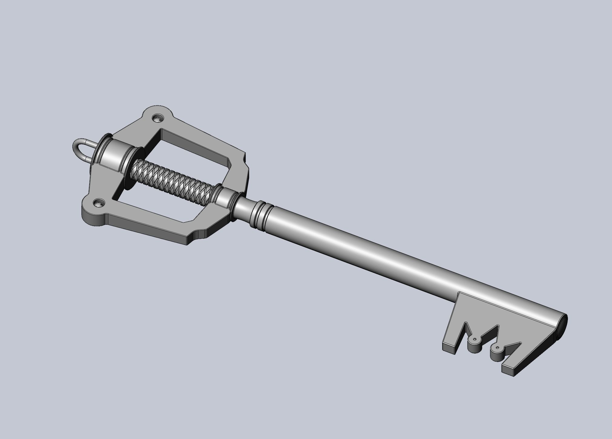 Kingdom Hearts Keyblade Printable Assembly Model 3D print model_33