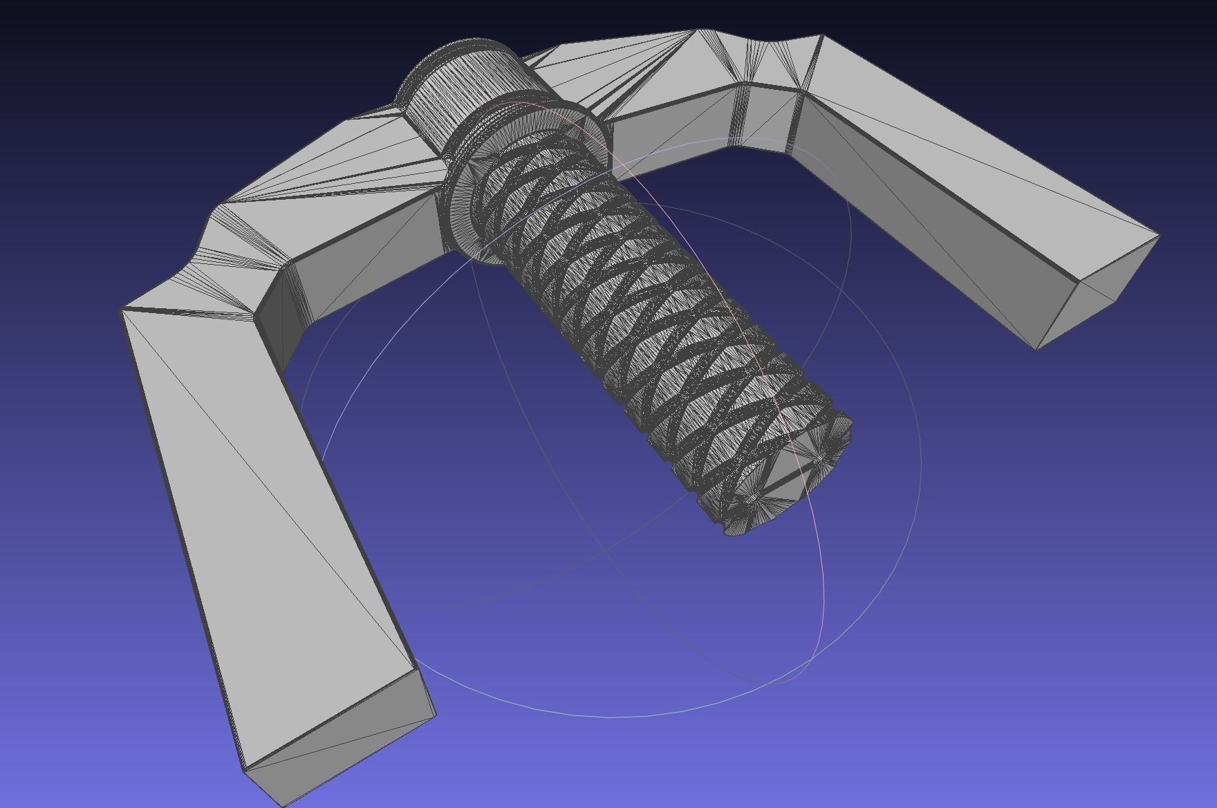 Kingdom Hearts Keyblade Printable Assembly Model 3D print model_19