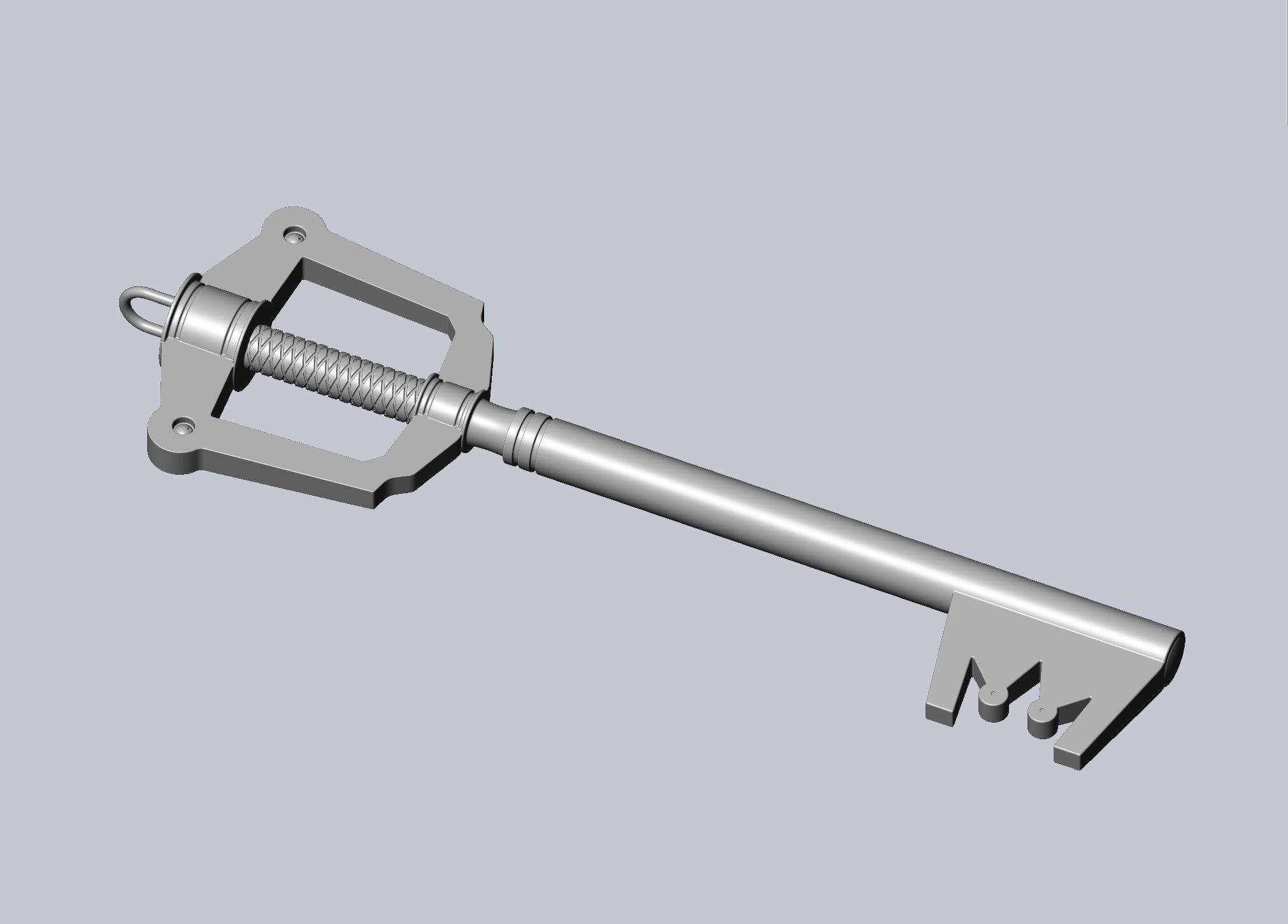 Kingdom Hearts Keyblade Printable Assembly Model 3D print model_31