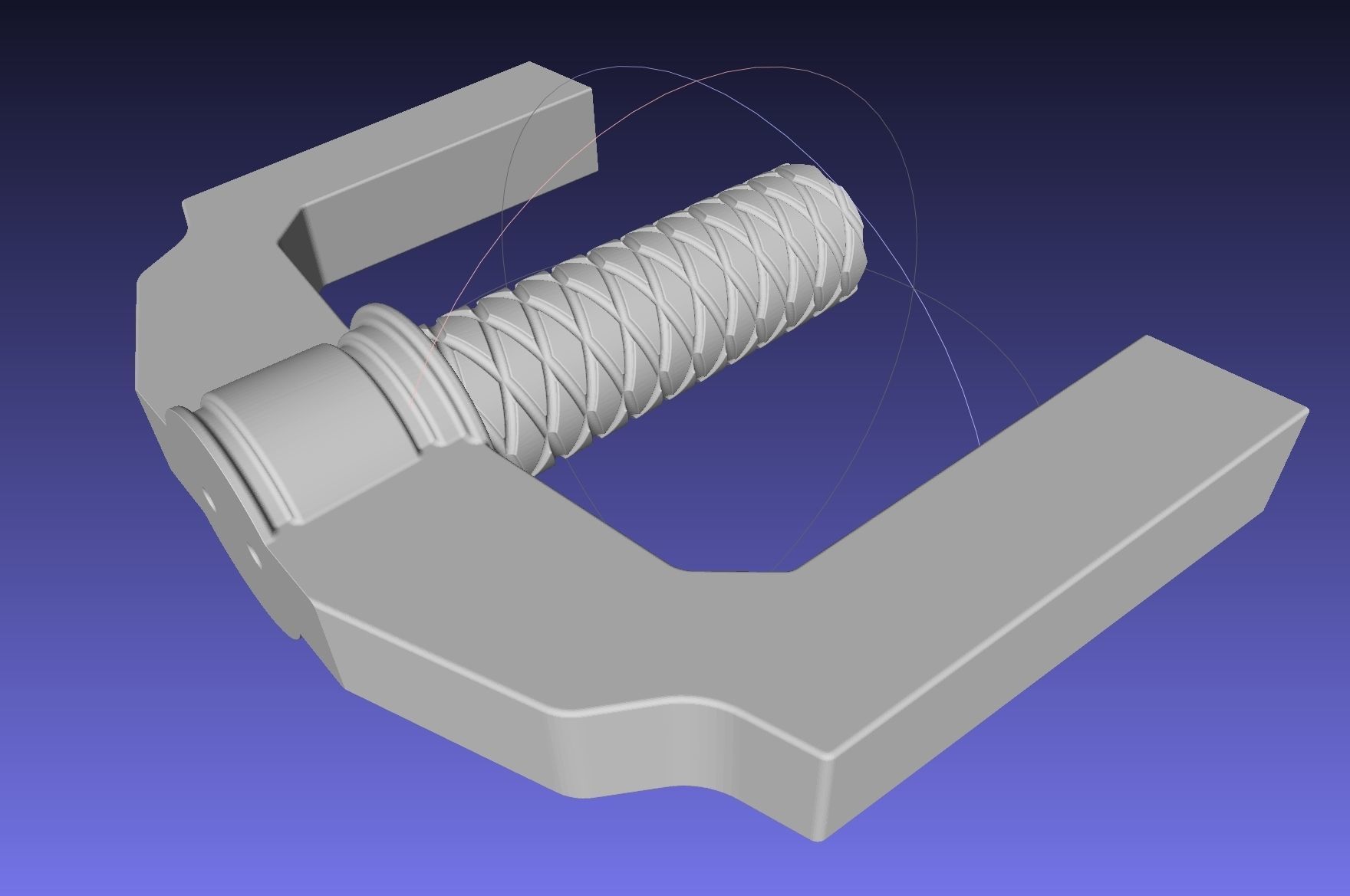 Kingdom Hearts Keyblade Printable Assembly Model 3D print model_13