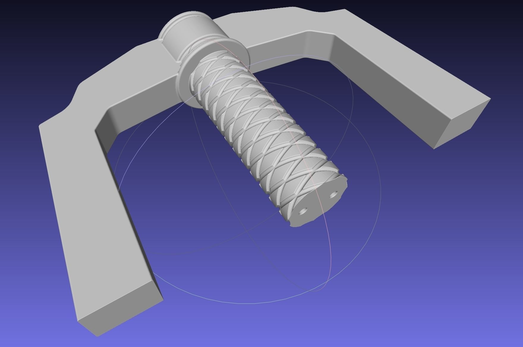 Kingdom Hearts Keyblade Printable Assembly Model 3D print model_15