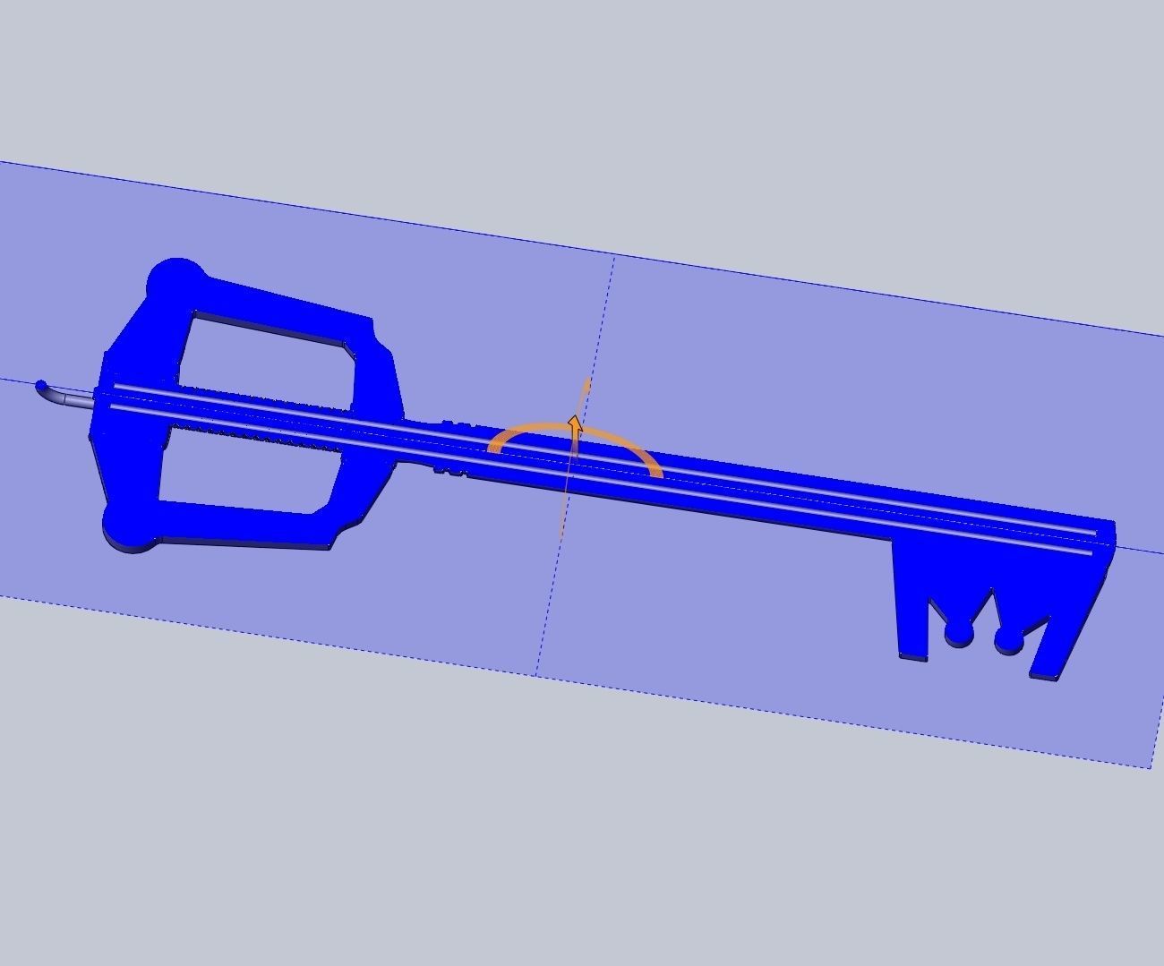 Kingdom Hearts Keyblade Printable Assembly Model 3D print model_27