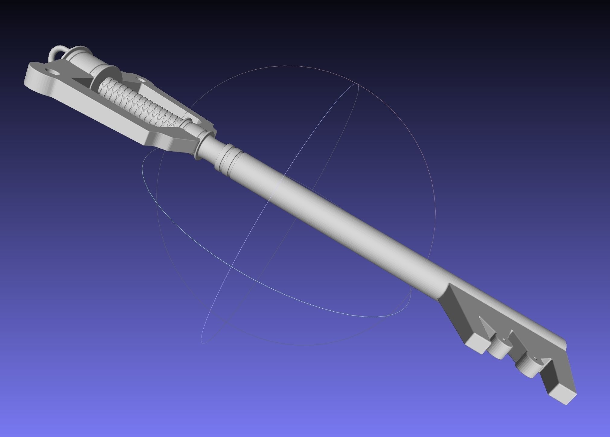 Kingdom Hearts Keyblade Printable Assembly Model 3D print model_47