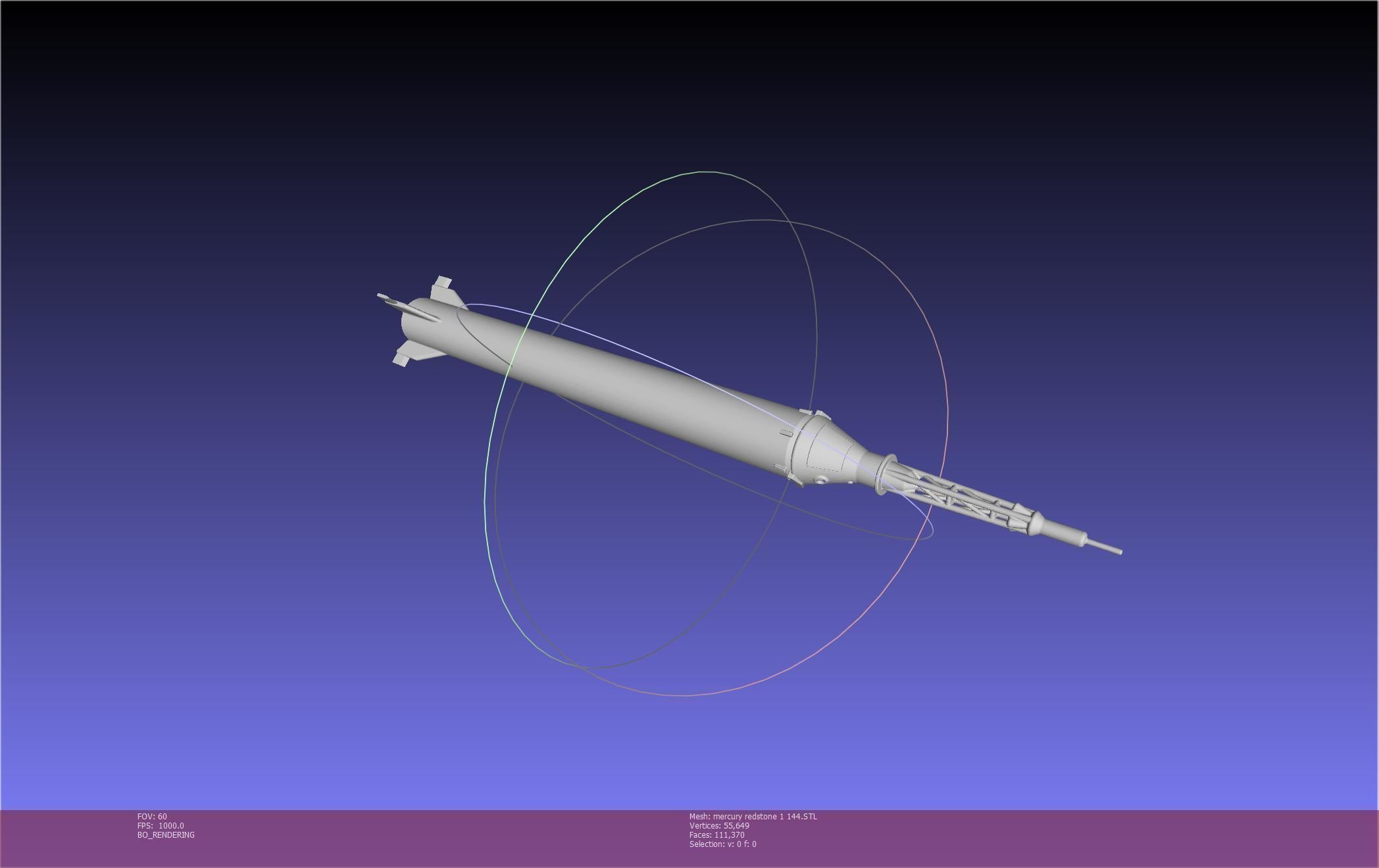 Mercury-Redstone Rocket Printable Miniature 3D print model_106