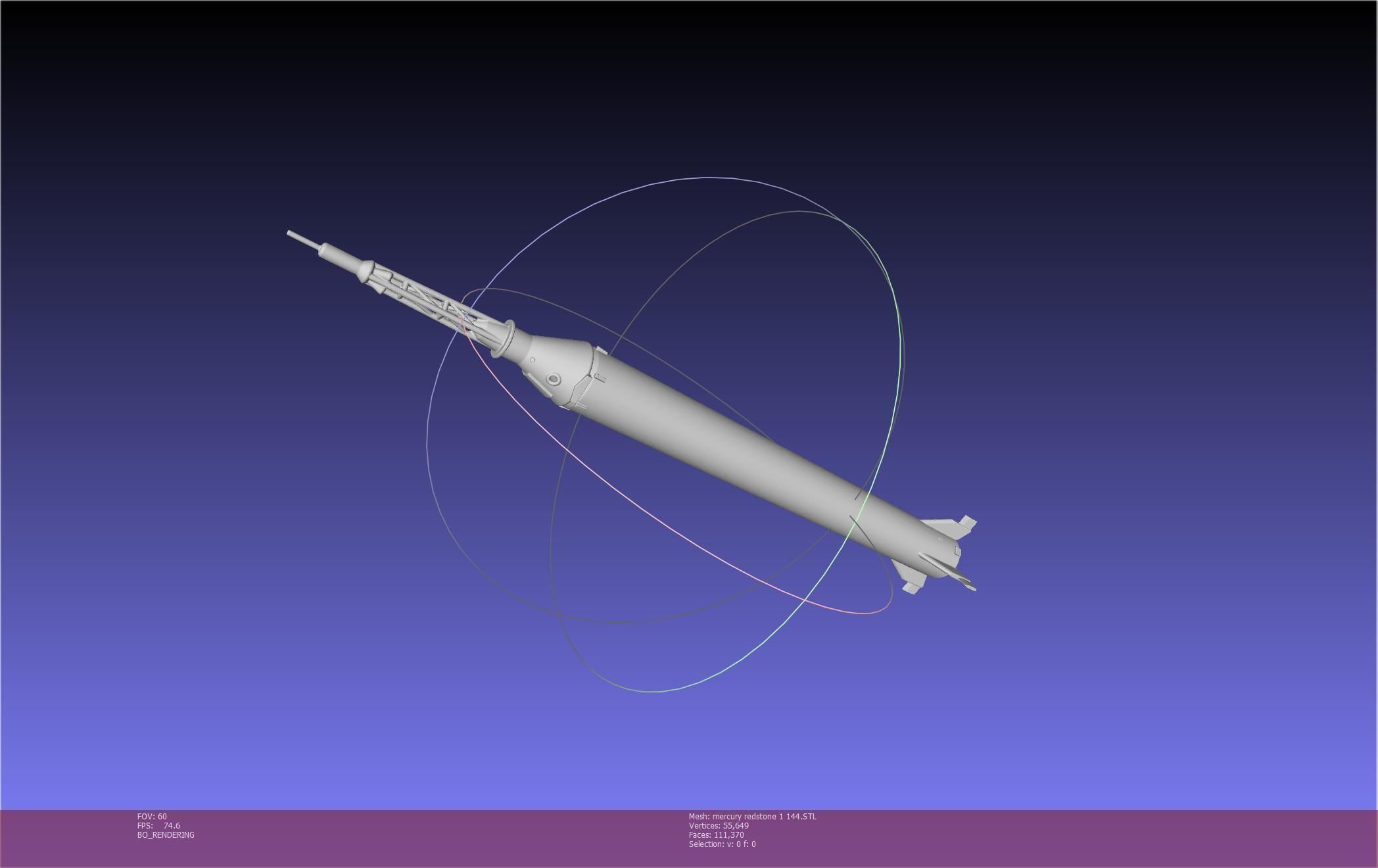 Mercury-Redstone Rocket Printable Miniature 3D print model_66