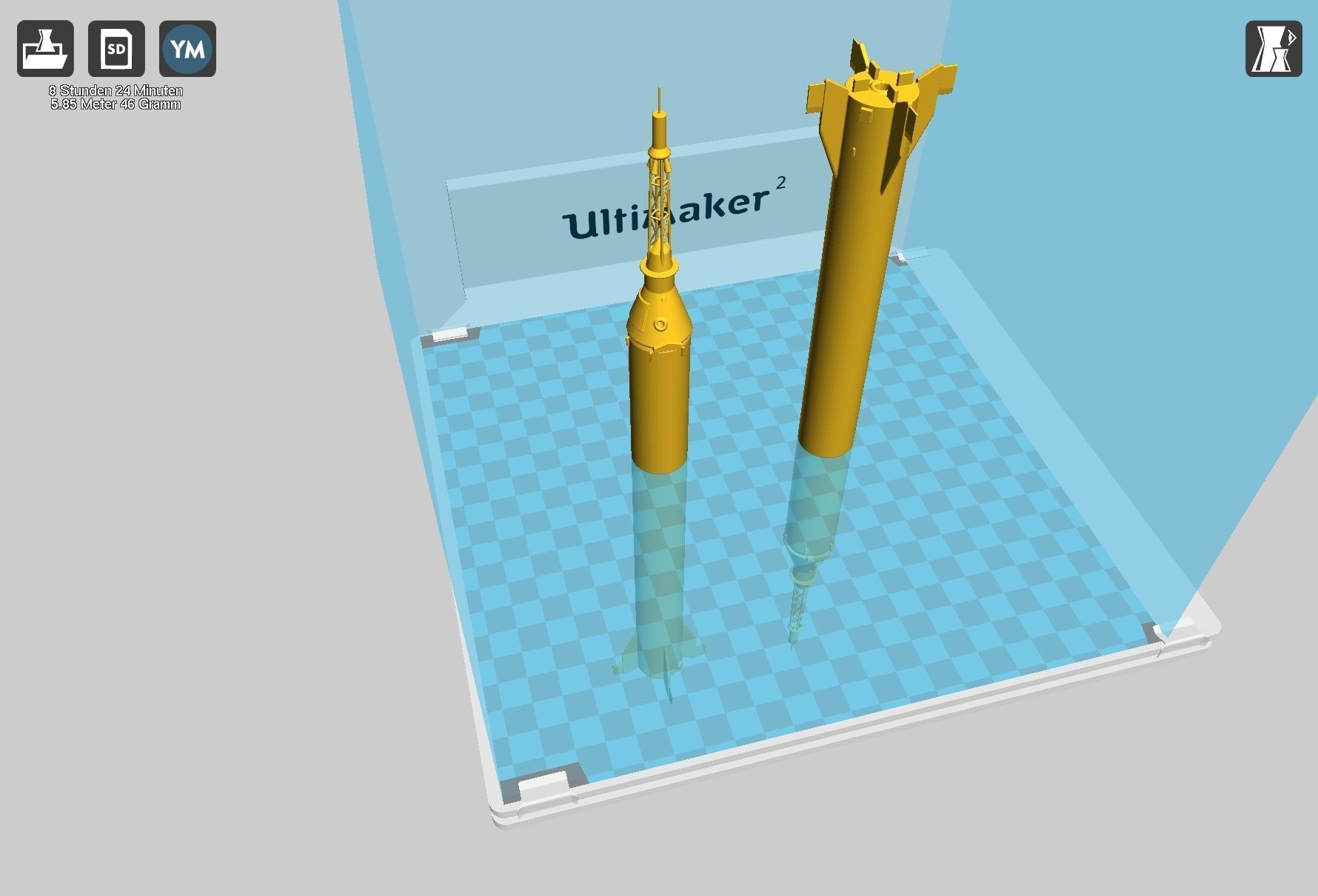 Mercury-Redstone Rocket Printable Miniature 3D print model_43