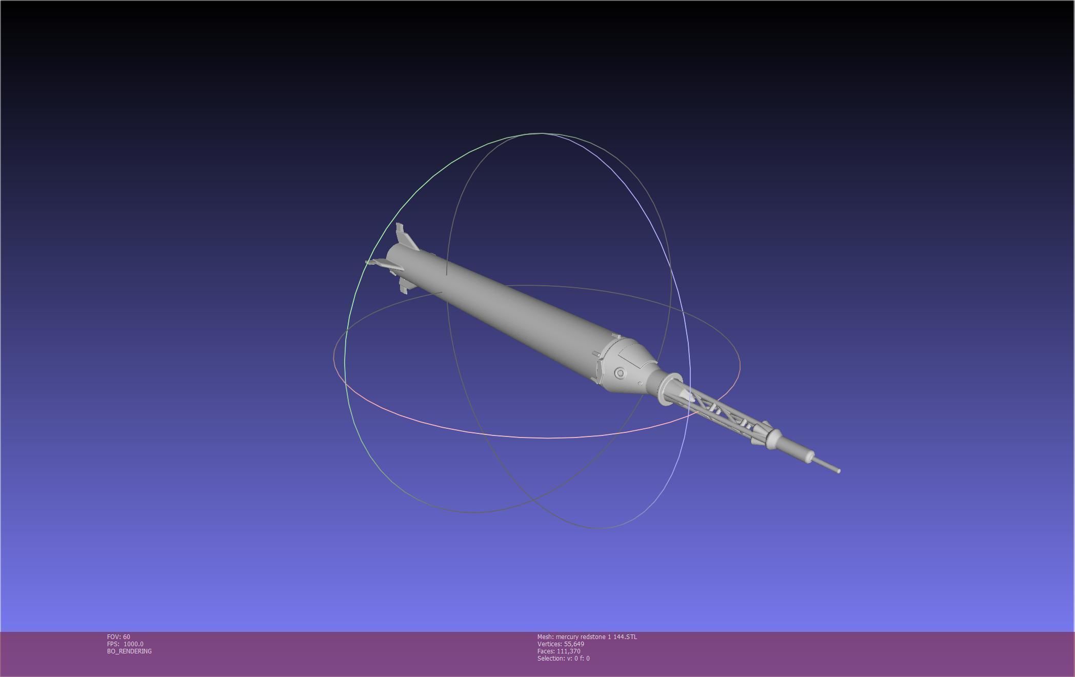 Mercury-Redstone Rocket Printable Miniature 3D print model_103